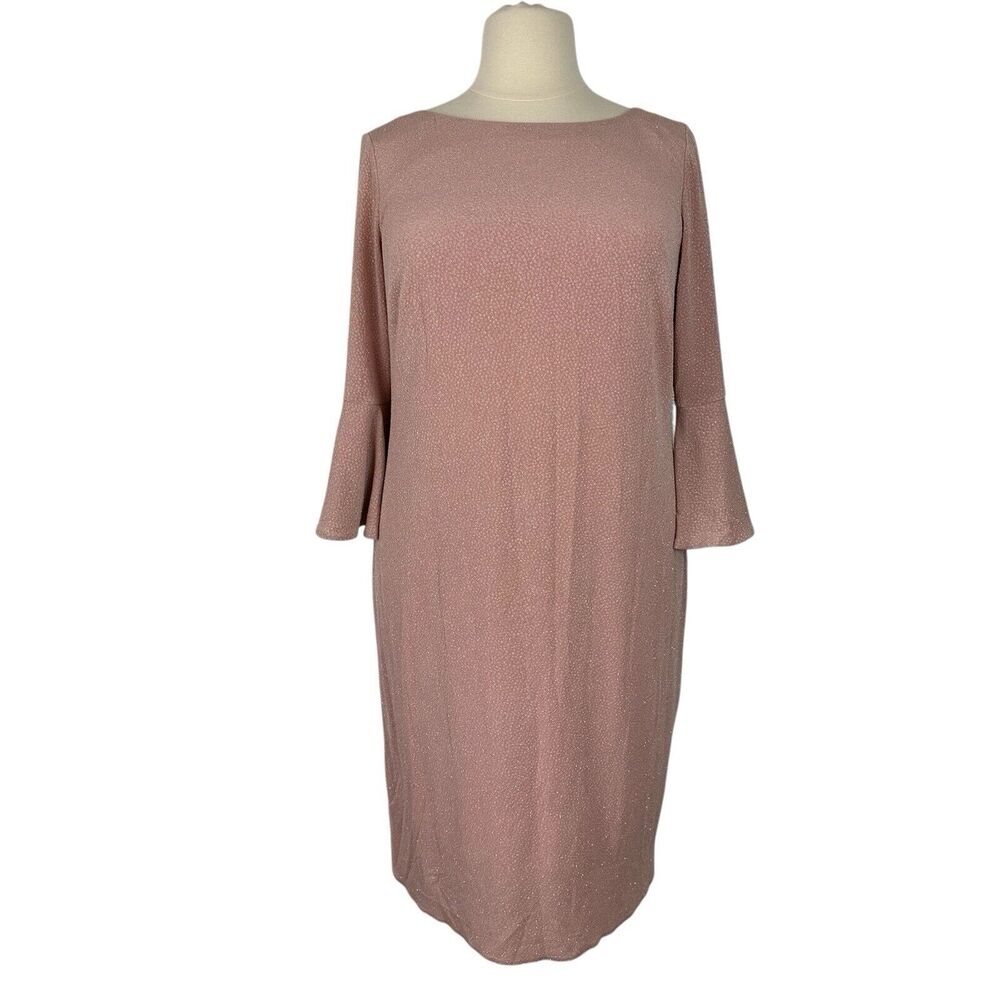 Calvin Klein Pink Long Sleeve Dress